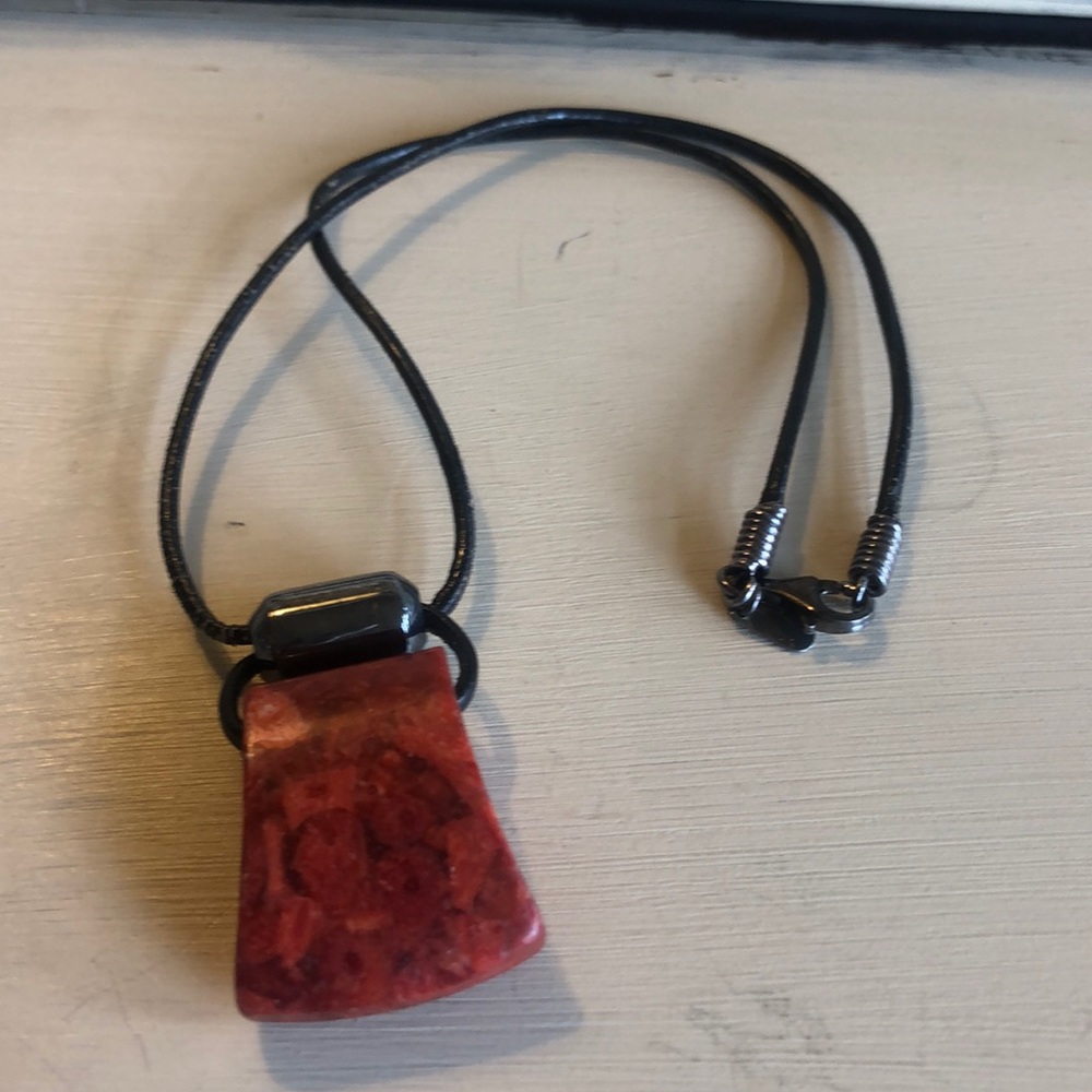 Silpada New Red Coral Necklace